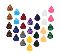 Abaodam 30pcs Acoustic Guitar Picks Bulk Guitar Plectrums and Ukulele for Fingerpicking and Strumming Random Style