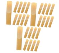 Abaodam 30pcs Alto Saxophone Reeds Sax Reeds for Saxophone Handmade Natural Material Easy to Install