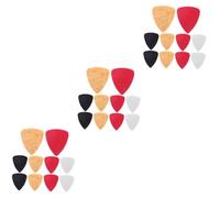 Abaodam 30pcs Assorted Felt Picks for Ukulele for Acoustic Guitar Playing Lightweight Plectrums for Guitar Use Random Color