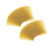 Abaodam 30pcs Beehive Board Beeswax for Wood Finishing Beeswax for Oil for Candle Crafting Honeycomb Wax Foundation Beehive Wax Foundation Bee Hive