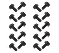 Abaodam 30pcs Bike Crank Arm Fixing Bolts Crank Arm Screw Black Iron Square Taper Bolt Design Lasting Durability High Strength Security for Mountain Bike Rugged Trails Biking Adventures