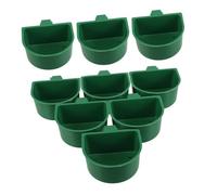 Abaodam 30pcs Bird Cage Feeder Cups with Secure Clamp Small Plastic Parrot Feeding Dish and Water Feeder Bowls for Cockatiel Parakeet Budgie Multi-pet Use Indoor Outdoor Travel
