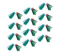Abaodam 30pcs Fish Breeding Spawning Mop Floating Egg Collector for Betta Guppy Aquarium Fry Hiding Decorations Natural Egg Grabber Enhancing Fish Spawning Success