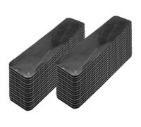 Abaodam 30pcs Heavy Duty Two-Sided Hook and Loop Straps with Strong Adhesive Backing 2.5x10cm Self-Adhesive Sticky Strips for Mounting and Fastening in Crafts and Home Use