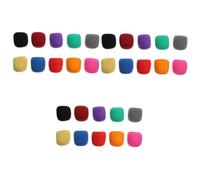 Abaodam 30pcs Microphone Windscreen Cover Sponge Cover for Microphone Mic Assorted Pack