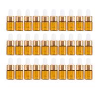 Abaodam 30pcs Mini Glass Dropper Bottle for Essential Oil Travel Dispenser Container for Small Samples and Go Use