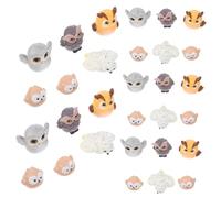 Abaodam 30pcs Miniature Owl Figurines Resin Animal Statues for Fairy Garden DIY Crafting Succulent Pot Decor Small Wildlife Collectibles with Artistic Detailing for Dollhouse and Terrarium
