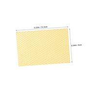Abaodam 30pcs Natural Beeswax Foundation Sheets Beehive Wax Frames for Beekeeping Equipment Fit for Hive Frames and Candle Crafting DIY Projects Large Quantity Pack