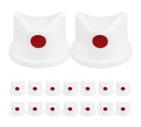 Abaodam 30pcs Pe Spray Paint Nozzles with Button Easy-use Aerosol Caps for Spray Cans Efficient Graffiti Art Supplies Quick Application Paint Accessories