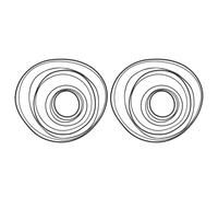 Abaodam 30pcs Rubber Drive Belt for Vinyl Record Player and DVD Player, 30-135mm Length, 1.2mm Width, Portable for Foreign Language Practice and Study Sessions
