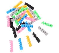 Abaodam 30pcs Silicone Charging Cable Protector Sleeve with Flexible Design Prevents Cable Breaking and Withstands Repeated Bending for Phone and Electronics Accessories