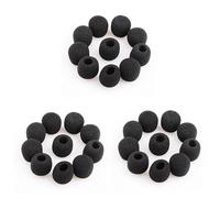 Abaodam 30pcs Small Lavalier Lapel Microphone Windscreen Cover for Recording Studio Microphone Windshield Cover Protects Tiny from Wind Noise for Lav Mic Use