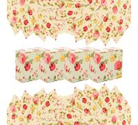 Abaodam 30pcs Soap Wrapping Box Paper Packing Box with Lamp String and Colorful Sponge for Wedding Day and Valentine's Day