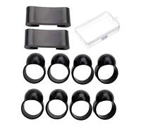 Abaodam 30pcs Tongue Drum Mallet Bracket Finger Picks for Steel Pan Drum for Music Practice and Storage Box