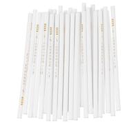 Abaodam 30pcs White Nail Art Point Drill Pen Set for DIY Manicure Craft, Portable Size with Smooth Surface, Wax and Plastic Material, for Precise Nail Drawing and Decorating