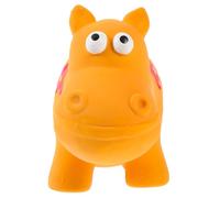 Abaodam 31x3.93x2.36in Puppy Cartoon Dog Squeaky Promotes Healthy Chewing and Teeth Latex Material Hippo Shape Interactive Pet for Puppies and Small Dogs