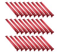 Abaodam 32 Pcs Inflatable Thunder Sticks Red Blow up Fan Cheering Sticks Made of Aluminum Foil for Parties and Team Celebrations, Reusable Noise Makers to Boost The Atmosphere