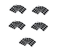 Abaodam 320pcs Saxophone Mouthpiece Pads Food-grade Cushions for Alto Tenor Saxophones Comfortable Teeth and Sound Insulating Accessories