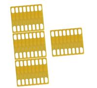 Abaodam 32pcs Brass Guitar Neck Shims for Electric Guitar Bass Heightening Gasket Neck Shim Accessories for Beginners and Professionals