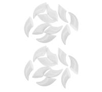 Abaodam 32pcs Fursuit Claw Nails, White Resin Cosplay Costume Accessory | Soft Matte Non-reflective Finish, Suitable for Handpaws, Beginner Crafters, Prop Photography and Glove Liner Protection