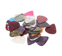 Abaodam 32pcs Guitar Picks Thin Grip Electric Guitar Plectrums Replacement for Acoustic Bass Ukulele Different Thicknesses