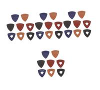 Abaodam 32pcs Leather Guitar Picks for Acoustic Guitar Cool Picks Bulk for Ukulele and Bass Accessories