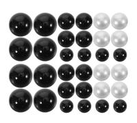 Abaodam 350pcs Faux Pearls Floating Beads Filler No-Hole Design Abs Material Elegant Appearance Round Shape Easy Flower Arranging for DIY Flower Arrangements