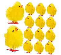 Abaodam 36 Pcs Mini Fluffy Easter Chick Decorations Cute Tiny Fuzzy Chickens for Party Crafting and Home Decor Comfortable Touch and Craftsmanship for Easter Celebrations