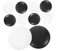 Abaodam 360pcs Compact Go Chess Pieces Small Resin Double Convex Go Game Stones for Portable Play and Gift Smooth Polished Surface Enhances Strategic Thinking and Social Fun