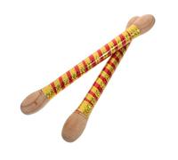 Abaodam 36cm Colorful Wooden Drumsticks for Adults and Kids Round Tip Dandiya Sticks for Drumming Practice Suitable for Young Drummers and Dance Performances