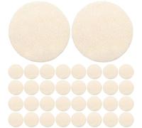 Abaodam 36pcs Facial Loofah Pads Exfoliating Face Scrub Pads Beige Natural Loofah Material Deeply Clean The Skin for Face Cleansing