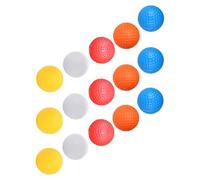Abaodam 36pcs Hollow Indoor Practice Balls for Golf Training Lightweight Non Porous Golfing Practice Gadgets Safe Durable Miniature Golf Balls for Indoor and Outdoor Use Random Color