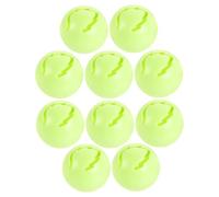 Abaodam 3cm Maple Leaf Bell Diy Accessories Green 10pcs Box Replacement Hanging Rattles Toys