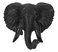Abaodam 3D Resin Elephant Head Wall Hanging Animal Head Wall Art for African Home Decor and Bedroom Decorations