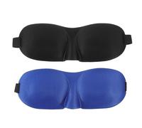 Abaodam 3D Sleep Eye Prevents Moving Or Falling 2pcs with Soft Polyester and Foam Material Comfortable Blackout Eye for Adults for Nighttime Sleep and Afternoon Naps