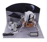 Abaodam 3D Spacecraft Puzzle Educational DIY Paper Jigsaw for Outer Space Learning Plaything Moon Landing Model Set