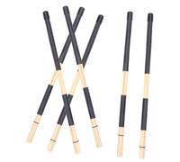Abaodam 3pairs Portable Bamboo Drumstick Bamboo Rod for Percussion Instrument for Drummers and Music Practice
