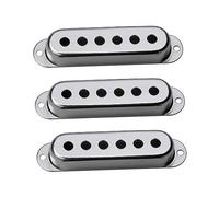 Abaodam 3pcs 48/50/52mm Chrome Guitar Pickup Covers Metal Protective Cover for Electric Guitars Sturdy Musical Instrument Accessory
