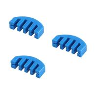 Abaodam 3pcs 48mm Violin Mute Made of Rubber for Violin Strings Silent Practice Acoustic Protection