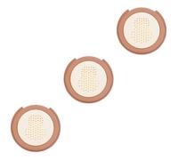 Abaodam 3pcs Acoustic Guitar Soundhole Cover Natural Sponge Moisture Absorbers Guitar Accessory