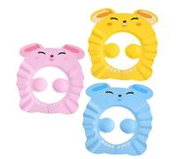 Abaodam 3pcs Adjustable Shampoo Hat Boy Girl Bathing Caps Boy Girl Shower Cap for and Use