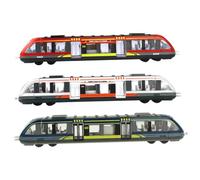 Abaodam 3pcs Alloy Electric Train Simulation High-speed Rail Track Vehicle Safe Lovely Birthday Gift for Boys and Educational