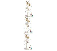 Abaodam 3pcs Animal Height Measurement Wall Sticker Removable Wildlife Pattern Growth Chart Wall Decals for Kindergarten Decoration Exotic Animals Theme