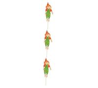 Abaodam 3pcs Autumn Halloween Scarecrow Decor for Garden and Porch Durable Standing Festival Ornament Adorable Party Decoration for Thanksgiving and Outdoor Seasonal Display
