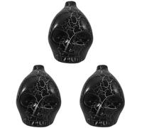 Abaodam 3pcs Aztec Death Whistle Halloween Style Screaming Whistles with Authentic Human Sound Effects for Tabletop Decor and Scary Trick Treat Gifts