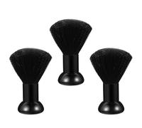 Abaodam 3pcs Barber Neck Duster Brush Hair Salon Supplies Plastic Wool Pvc Comfortable Hair Sweeping Tool for Salon Use
