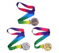 Abaodam 3pcs Basketball Award Medals Zinc Alloy Gold Silver Bronze Winner Medals with Neck Ribbon Sports Competition Prizes for Youth Basketball Events and Athletics Recognition