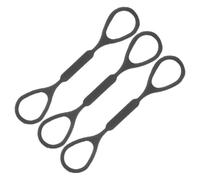 Abaodam 3pcs Black Silicone Trumpet Slide Stoppers and Comfortable Tuning Slide Preventers for School Bands Personal Practice and