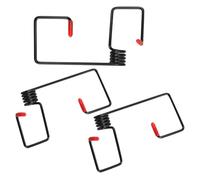 Abaodam 3pcs Black Universal Wiper Arm Pressure Spring Booster Set Stainless Steel Windshield Wiper Arms Extension Springs for Car Windscreen Replacement