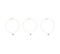 Abaodam 3pcs Blue Evil Eye Protection Necklace with Alloy Pendant, Turkish Style Amulet Choker for Indoor Space and Decorating Your Car, Unique Appearance and Avoid Bad Luck